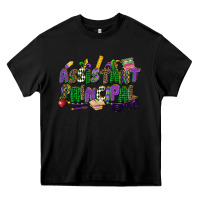 Black assistant principal mardi gras Heavy Core Tee - CowGirlArtShop