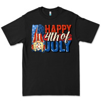 Black Happy 4th of july gnome Premium Tee - CowGirlArtShop