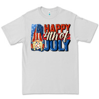 Dove Grey Happy 4th of july gnome Premium Tee - CowGirlArtShop