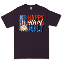 Plum Happy 4th of july gnome Premium Tee - CowGirlArtShop