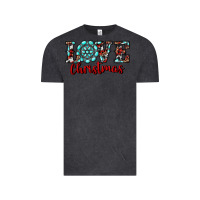 Vintage Black christmas gemstone love Vintage Tee - RanaPortraitStore