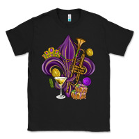 Black Fleur de lis Mardi Gras Classic Tee - HowdyJamesFarm