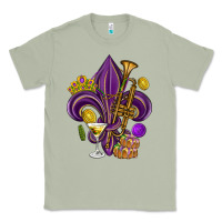 Matcha Fleur de lis Mardi Gras Classic Tee - HowdyJamesFarm