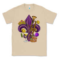 Mushroom Fleur de lis Mardi Gras Classic Tee - HowdyJamesFarm