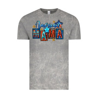 Cloud Rock American mama 4th of july Vintage Tee - FaDigitalArtStudio