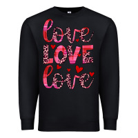 Black love valentines day Premium Sweatshirt - JahusDesignShop