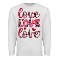 Oatmeal Heather love valentines day Premium Sweatshirt - JahusDesignShop
