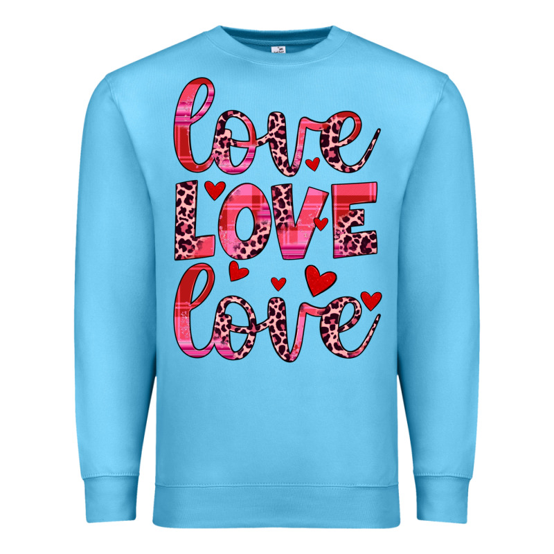 Love Valentines Day Premium Sweatshirt by JahusDesignShop | Teevron