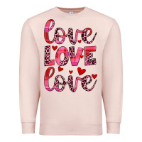 Pale Pink love valentines day Premium Sweatshirt - JahusDesignShop