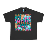 Pigment Black nail art hands and polish with turquoise leopard and glitter seamless  Urban Heavy Tee - BundleAndBundleShop