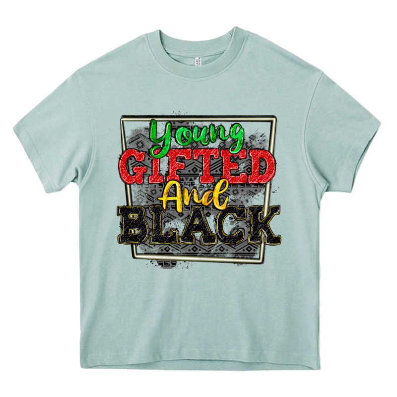 Young Gifted And Black Heavy Core Tee by CowGirlArtShop | Teevron