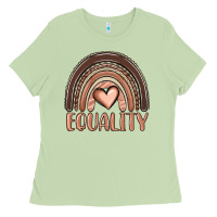Matcha equality melanin rainbow Ladies Tee - OliviaCreatesArt