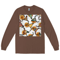 Chestnut native american aztec seamless pattern 7 Long Sleeve Tee - BundleAndBundleShop