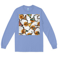 Colony Blue native american aztec seamless pattern 7 Long Sleeve Tee - BundleAndBundleShop