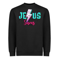 Black jesus saves Heavyweight Sweatshirt - JahusDesignShop