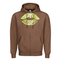 Chestnut tennis lips Zipper Hoodie - AdoDesignShop