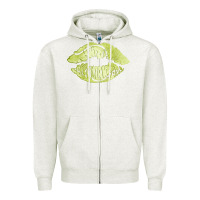 Oatmeal Heather tennis lips Zipper Hoodie - AdoDesignShop