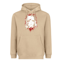 Mushroom friends horror face mashup horror movies halloween Heavyweight Hoodie - artisFamous