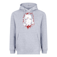 Heather Grey friends horror face mashup horror movies halloween Heavyweight Hoodie - artisFamous