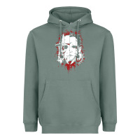 Sage friends horror face mashup horror movies halloween Heavyweight Hoodie - artisFamous