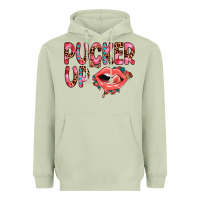 Matcha pucker up Heavyweight Hoodie - JahusDesignShop