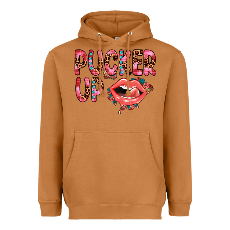 Pucker Up Heavyweight Hoodie by JahusDesignShop | Teevron