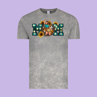 Western Mom Mother's Day Vintage Tee Designed By Fadigitalartstudio