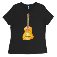 Black mexican vihuela fa element 1 Ladies Tee - FaDigitalArtStudio