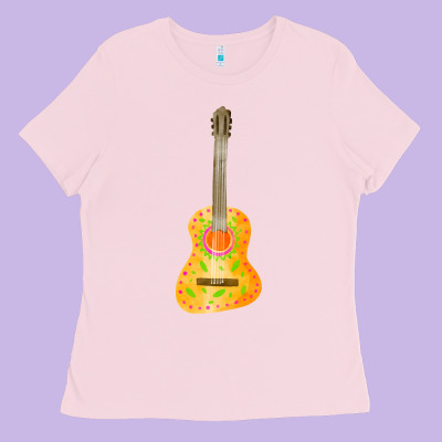 Mexican Vihuela Fa Element 1 Ladies Tee Designed By Fadigitalartstudio