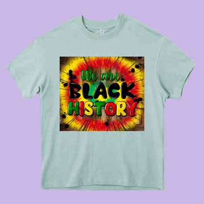 We Are Black History Heavy Core Tee Designed By Cowgirlartshop