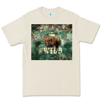 Bone Stay wild Bear tumbler Premium Tee - HowdyJamesFarm