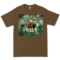 Cacao Stay wild Bear tumbler Premium Tee - HowdyJamesFarm