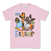 Bubblegum Pink My first Easter Boy Easter Day Classic Tee - HowdyJamesFarm