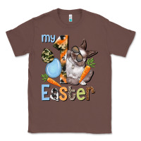 Chestnut My first Easter Boy Easter Day Classic Tee - HowdyJamesFarm