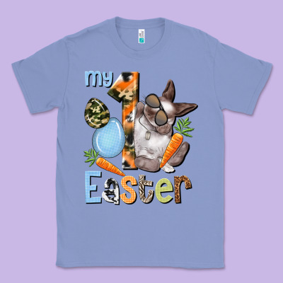 My First Easter Boy Easter Day Classic Tee Designed By Howdyjamesfarm