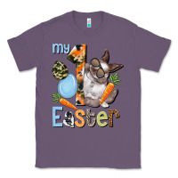 Lavender My first Easter Boy Easter Day Classic Tee - HowdyJamesFarm
