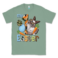 Sage My first Easter Boy Easter Day Classic Tee - HowdyJamesFarm
