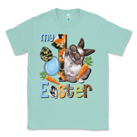 Seafoam My first Easter Boy Easter Day Classic Tee - HowdyJamesFarm