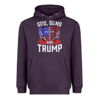 Plum god guns and trump Heavyweight Hoodie - artisFamous