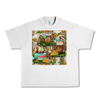 Lunar Rock cow coffee cups and farm with leopard seamless pattern bbs Urban Heavy Tee - BundleAndBundleShop