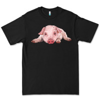 Black baby pig Premium Tee - RanaPortraitStore