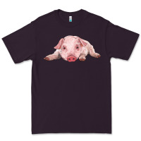 Plum baby pig Premium Tee - RanaPortraitStore