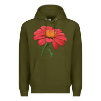 Army Green del sol sunflower Premium Hoodie - LillyAllenDesigns