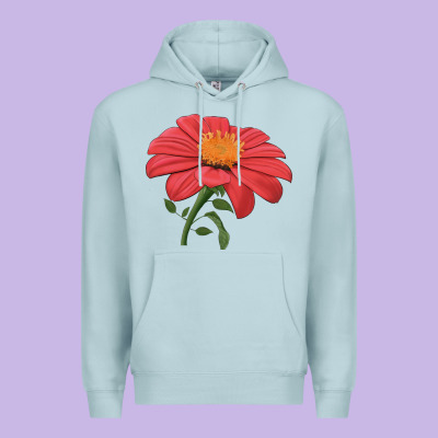 Del Sol Sunflower Premium Hoodie Designed By Lillyallendesigns
