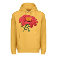 Mustard del sol sunflower Premium Hoodie - LillyAllenDesigns
