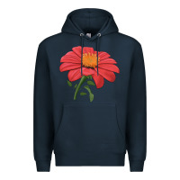 Navy del sol sunflower Premium Hoodie - LillyAllenDesigns