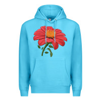 Ocean Blue del sol sunflower Premium Hoodie - LillyAllenDesigns
