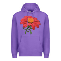 Purple del sol sunflower Premium Hoodie - LillyAllenDesigns