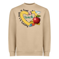 Mushroom teaching is a work of heart Heavyweight Sweatshirt - JahusDesignShop