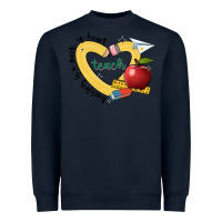 Navy teaching is a work of heart Heavyweight Sweatshirt - JahusDesignShop